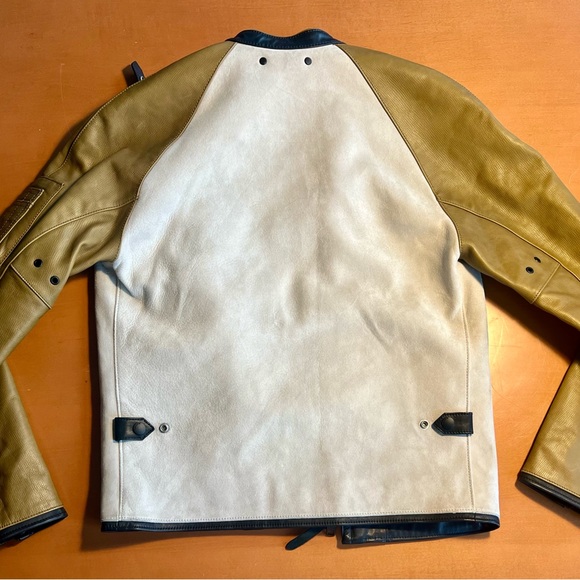 Coach - Racy Zip Racer Jacket Mens Deerskin Leather - Picture 6 of 7